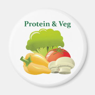 Protein u. Veg Magnet