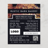 Proteinbrotwalzen, Bäckereien, Bäckerei-Store-Werb Flyer (Vorne)