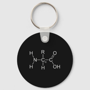 Proteinmolekül - Gym und Chemie - Bodybuilding Schlüsselanhänger