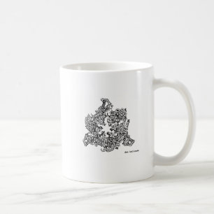 Proteinstruktur-Biochemie-Tasse Kaffeetasse