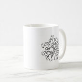 Proteinstruktur-Biochemie-Tasse Kaffeetasse (VorderseiteRechts)