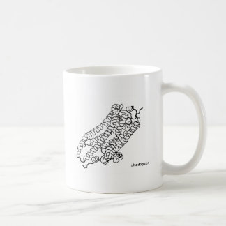 Proteinstruktur-Biochemie-Tasse Kaffeetasse