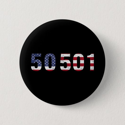 Protest 50501 button (Vorderseite)