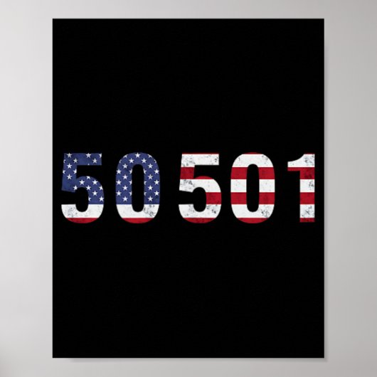 Protest 50501 poster (Vorne)