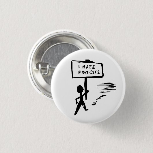 Protest-Abzeichen Button (Vorne & Hinten)