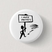 Protest-Abzeichen Button (Vorderseite)