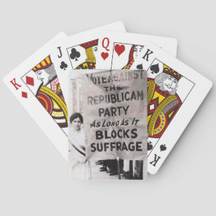 Protest Alice-Paul Spielkarten