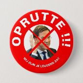 Protest button Mark Rutte (Vorderseite)