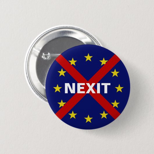 Protest button NEXIT EU (Vorne & Hinten)
