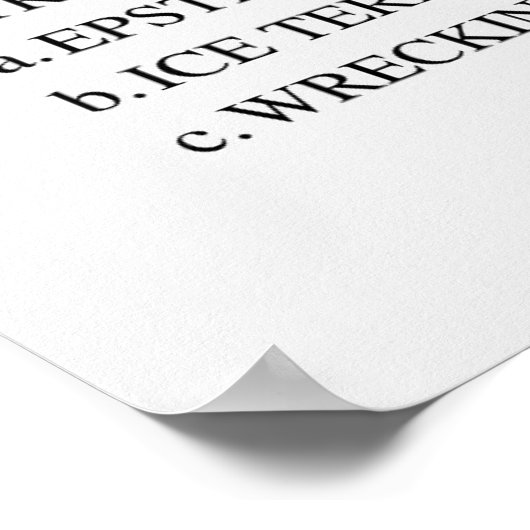 Protest der Nationalgarde Poster (Ecke)