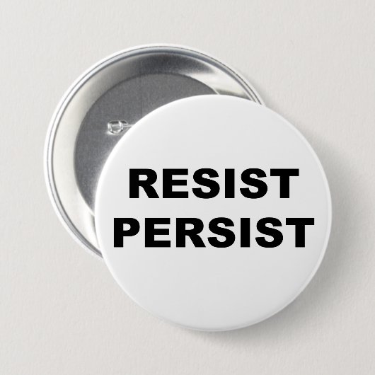 PROTEST DER PERSISTEN BUTTON (Vorne & Hinten)
