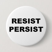 PROTEST DER PERSISTEN BUTTON (Vorderseite)