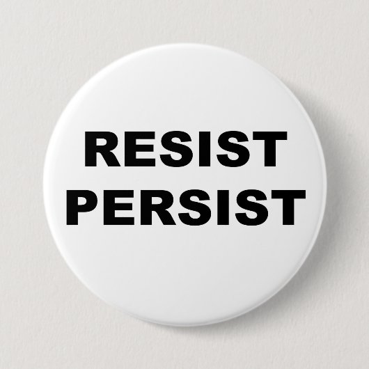 PROTEST DER PERSISTEN BUTTON (Vorderseite)