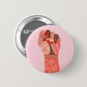 Protest für moderne Kunst Button (Vorne & Hinten)