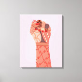 Protest für moderne Kunst Leinwanddruck (Vorderseite)