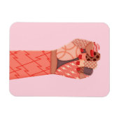 Protest für moderne Kunst Magnet (Horizontal)