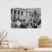 Protest gegen das Mischen Ziviler Rechte durch Ras Poster (Küche)