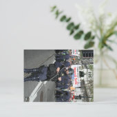 Protest gegen den Golfkrieg in San Francisco Postkarte (Stehend Vorderseite)