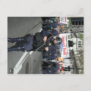 Protest gegen den Golfkrieg in San Francisco Postkarte