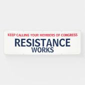 Protest gegen den Widerstand des Kongresses Banner (Horizontal)