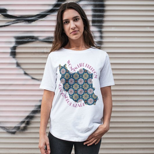 Protest gegen die Freiheit der Frau | Blume Rosa T-Shirt