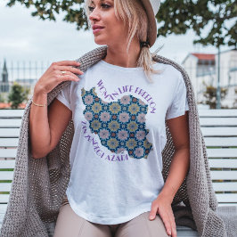 Protest gegen die Freiheit der Frau | Blume Violet T-Shirt