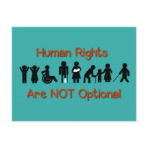 Protest gegen die Gleichberechtigung von Menschen 