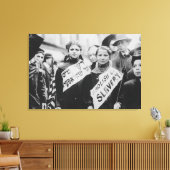 Protest gegen Kinderarbeit in der Arbeitsparade Leinwanddruck (Insitu (Wohnzimmer))