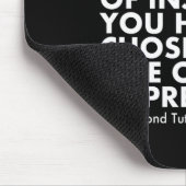 Protest gegen Trump Mousepad (Ecke)