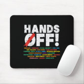 Protest Hände weg von Medicare Social Security Wid Mousepad (Mit Mouse)