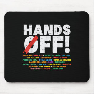 Protest Hände weg von Medicare Social Security Wid Mousepad