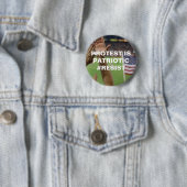 Protest ist eine patriotische Resistenz Button (Beispiel)