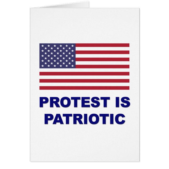 Protest ist Patriotisch (Vorne)