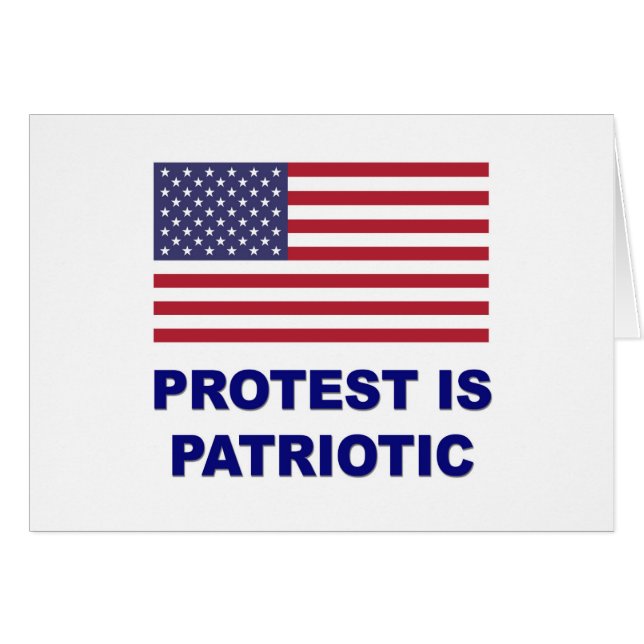 Protest ist Patriotisch (Vorderseite (Horizontal))
