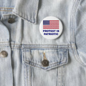 Protest ist Patriotisch Button (Beispiel)