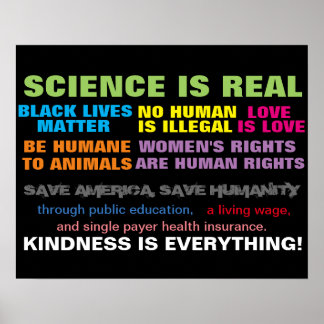 Protest März Plakat Menschenrechte