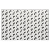 Protest Megaphone Schwarz-weißes Muster Resist Stoff (Fat Quarter (45,7 x 55,9 cm))