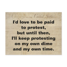 Protest meinen eigenen Zeitrahmen für den Rückstan