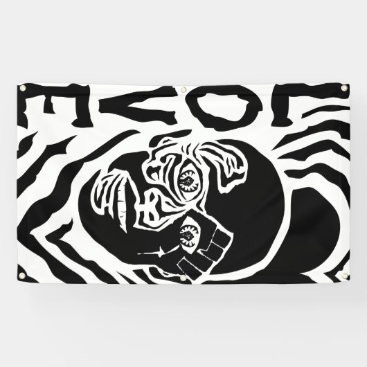 Protest mit Liebe-Banner Banner (Horizontal)