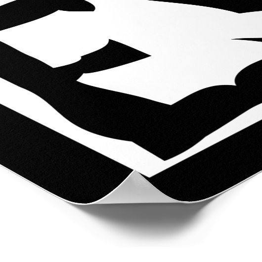 Protest mit Liebe Poster (Ecke)