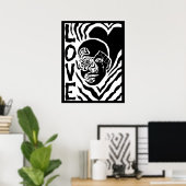 Protest mit Liebe Poster (Heimbüro)