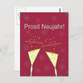 Protest Neujahr Postkarte (Vorne/Hinten)