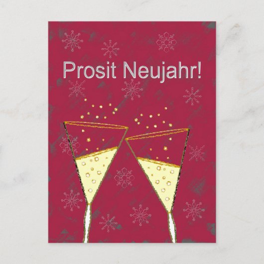 Protest Neujahr Postkarte (Vorderseite)