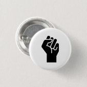 "Protest-" Piktogramm-Knopf Button (Vorne & Hinten)