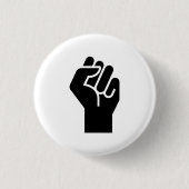 "Protest-" Piktogramm-Knopf Button (Vorderseite)