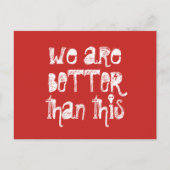 PROTEST POSTCARD POSTKARTE (Vorderseite)