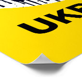 Protest Poster unterstützen Ukraine Multi-Size-Grö (Ecke)