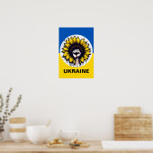 Protest Poster unterstützen Ukraine Multi-Size-Grö (Küche)