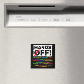 Protest-Rett-Demo: Hände weg von der Sozialversich Magnet (In Situ (Geschirrspüler))
