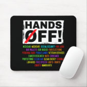 Protest-Rett-Demo: Hände weg von der Sozialversich Mousepad (Mit Mouse)